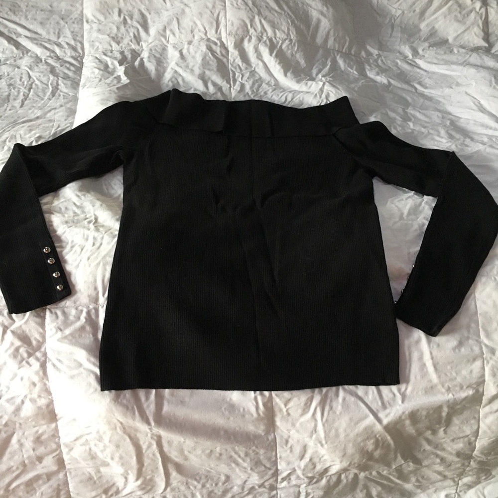 Off The Shoulder Sweater- Boston Proper View 3